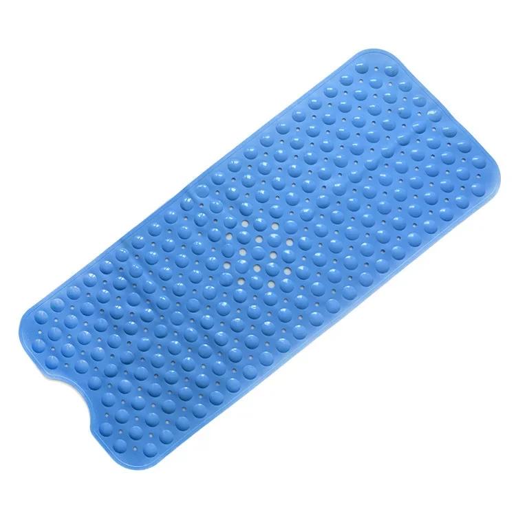 40x100cm Anti-Slip Bathtub Mat with Suckers Soft Non-Skid Shower Mat for Kids Elderly Massage Bathroom Rug Waterproof Floor Pad