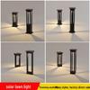 Solar-Powered LED Garden Lawn Lights - Waterproof, Modern, Outdoor Courtyard Lighting