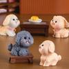 Garden Ornament Puppy Figurine Miniature Micro Landscaping Cute Dog Sculpture  Home Decor