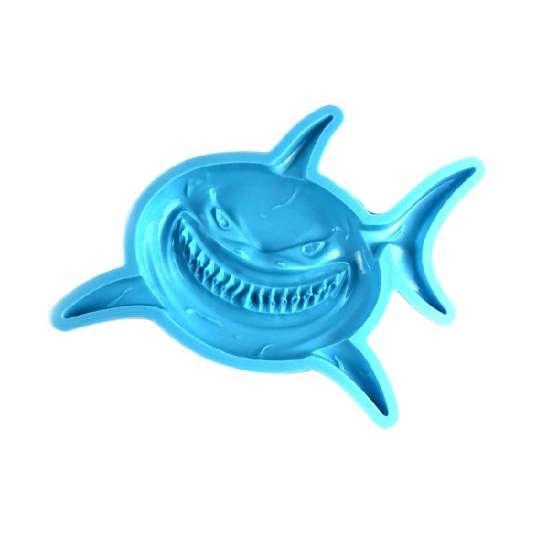 

Shark Shaped Epoxy Resin Silicone Mold DIY Plaster Crafts Table Ornament Tool синий