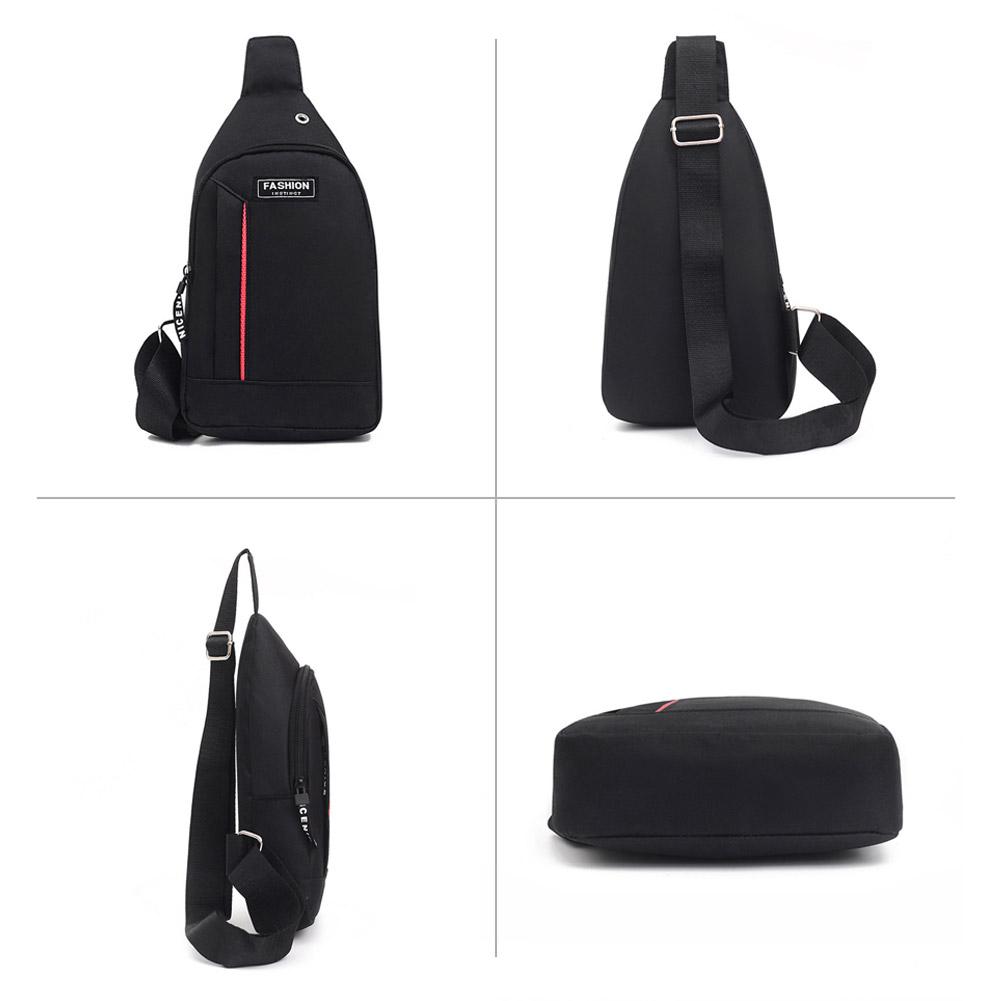 Portable Men's Casual Shoulder Bag Crossbody Bag On Shoulder Portable Travel Sling Bag Pack Messenger Pack Chest Bag