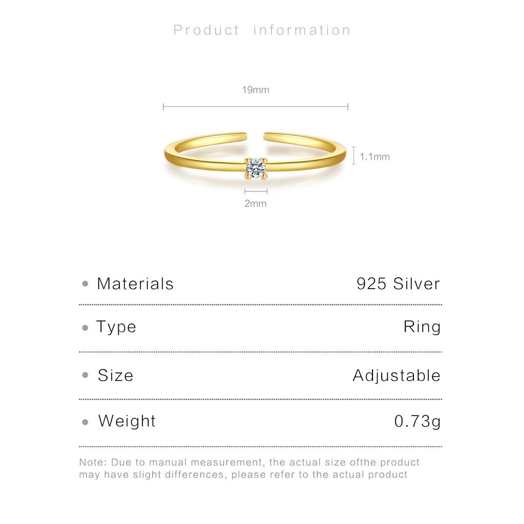 ANDYWEN 925 Sterling Silver Slim Lady Adjustable Ring Rainbow Zircon Adjustable Ring Luxury Crystal Jewelry Gift For Women