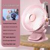 USB Clip-On High-Power Desk Fan with Logo Printing for Dorms
