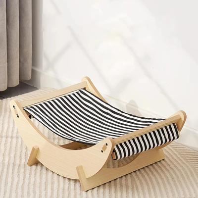 2 in 1 Holz Haustier Katze Bett Katze Hängematte Wiege Sofa Haus Möbel Kätzchen Innen Waschbar Abnehmbare Schlafen Bett Kätzchen Katze net Fou