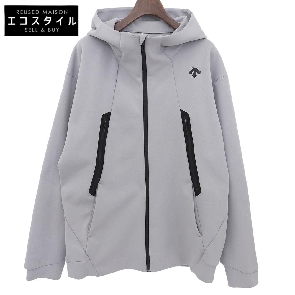 DESCENTE Tex Sweat Full-Zip Hoodie Jacket, Men's, Gray, Size O (DT4FSW23M) Jacket O grayUsed