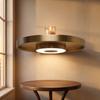 Built-in LED Lights Floating Wall Shelf Invisible Bracket Wall Mount Shelf  Living Room