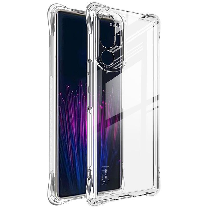 

IMAK For HTC U24 Pro 5G Case Four Corners Airbag Soft TPU Phone Cover Transparent