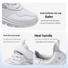 Anta Kids Vitality Synthetic Leather Simple Versatile Lightweight Shock Absorbing Low Top Running Shoes Kids sneaker White A12435568-5