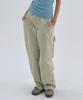 WELLBEING EXPRESS Washed Carpenter Pants Beige