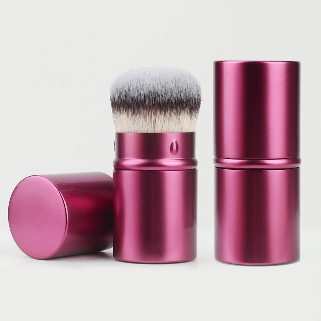 New Portable Retractable Makeup Brush - Multifunctional Blush & Powder Tool
