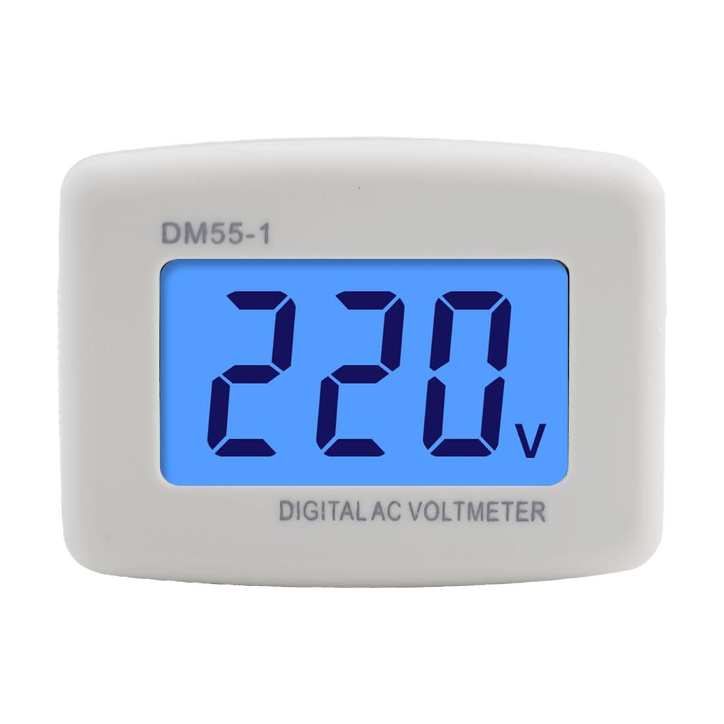 AC Voltmeter  Type DM55- 110V-220V Digital AC LCD Digital Display Voltmeter Herramientas Power Tool Sets Soldering Iron