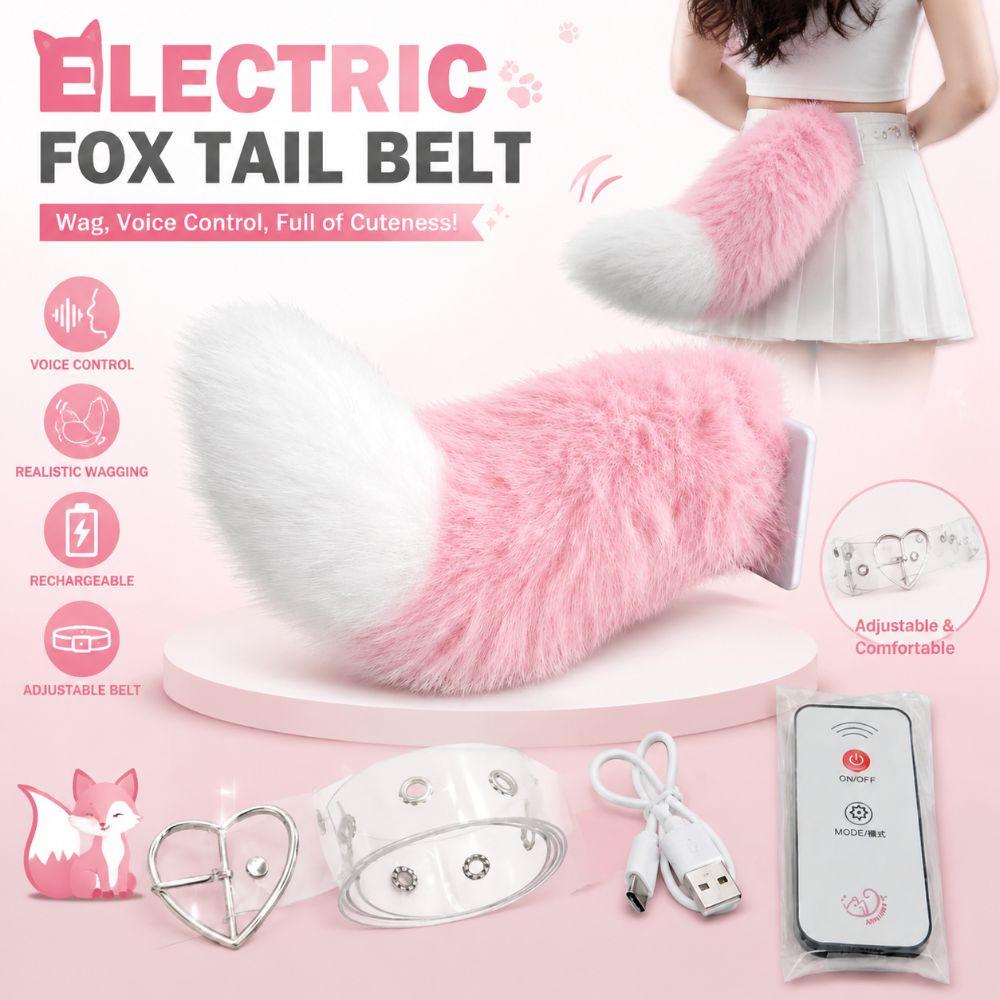 Voice Control Role-playing Belt Plush Electric Tail  Halloween Cosplay Performances, Etc