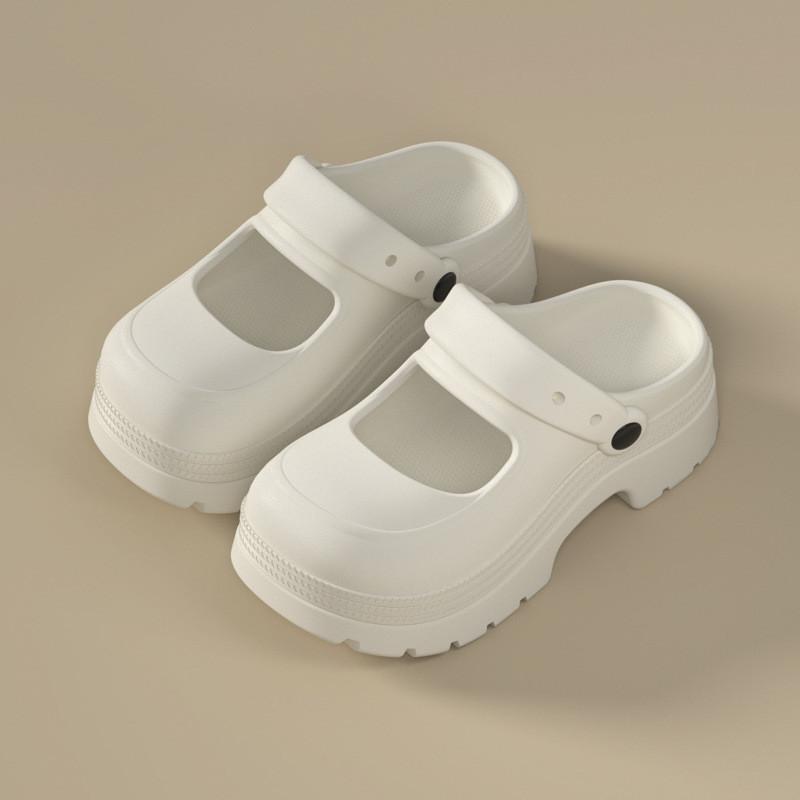 Summer Womens Eva Thick Sole Slipon House Slippers For Comfort And Antislip