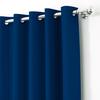 Blackout Curtains 2 Room Darkening Window Curtain Plain, Navy Blue  Pack of 2