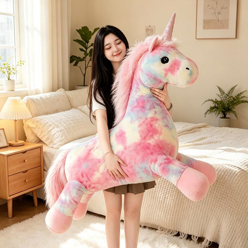 Buntes Einhorn Pegasus Regenbogen Plüschtier - Traumhaftes Geburtstagsgeschenk