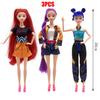 Kpop Cacciatori di Demoni Set Giocattolo Bambola Azionabile 30cm Rumi Mila Zoe - Plastica Fai da Te Regalo di Compleanno per Bambini Ragazze Tema Halloween&