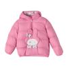 DEESHA Girls' Stylish Cartoon Lightweight Hooded Down Jacket