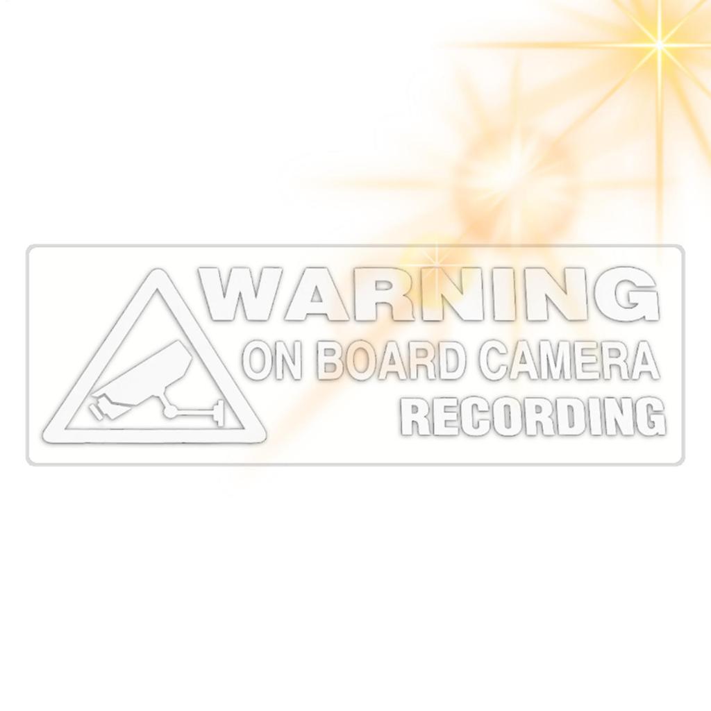 Sentinel Surveillances CAMERA Warning On Board Camera Recording Window Truck Auto Vinyl Sticker Decor Car Styling Decoration