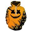 Funny Mens Halloween Smiling Face Hoodie 3d Print  Men Hooded Sweatshirt Men's Clothing Men Oversized  Sweatshirts Hoodie