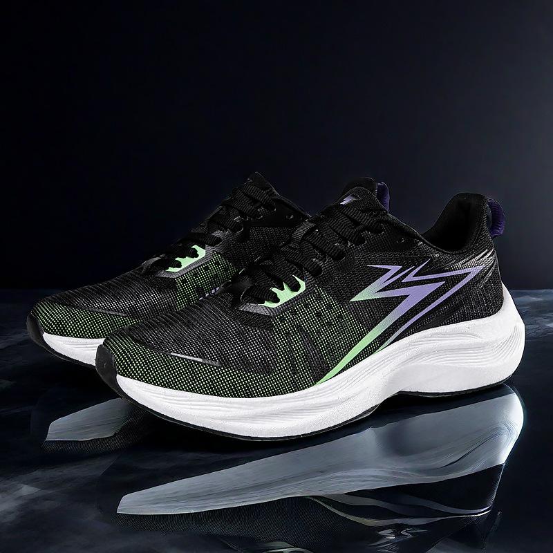 

Foreign trade new high-elastic popcorn sole running shoes for men and women couples, light, breathable, non-slip and wear-resistant sports shoes 45