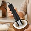 Electric Coconut Meat Extractor Corded Handheld with Stainless Steel Roller Ergonomic