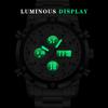 LIGE FB0100 Analog Digital Men Watch Multi-Function 49mm Sport Bezel LED Light 100 SEC Stopwatch Casual Fashion Timepiece+box