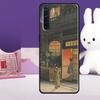 Japanese Style Ukiyo-e Art Case For Oppo A54 A74 A94 A80 A60 A40 A18 A38 A58 A78 A98 A96 A76 A16 A15 A17 A57 A77 A5 Pro