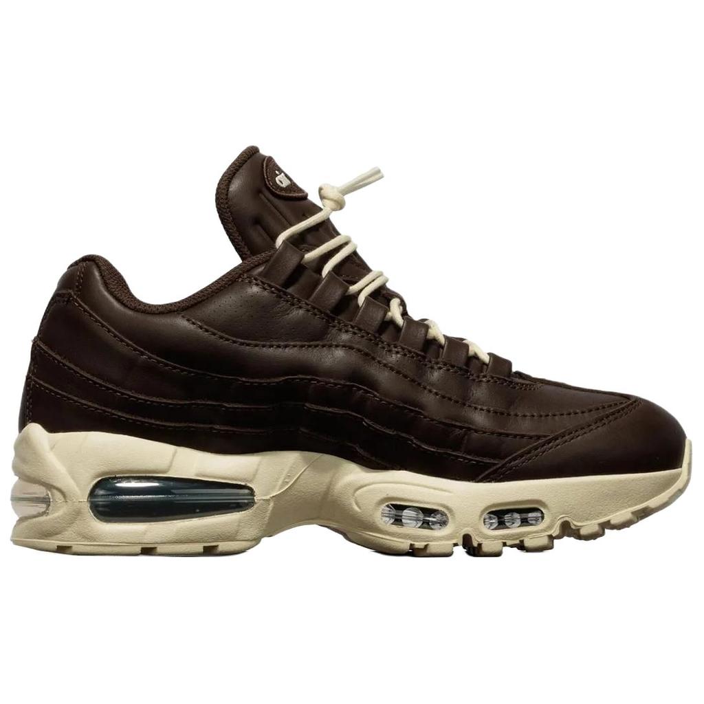 Nike Air Max 95 Big Bubble - Cuir Marron Baroque Baskets Homme Lait de Coco-Marron Baroque-Noir IM0696-200