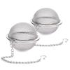 2Pcs Stainless Steel Tea Ball, 2.04 Inch Mesh Tea Infuser Strainers, Premium Tea Filter Tea Interval Diffuser for Loose Leaf Tea and Seasoning Spices