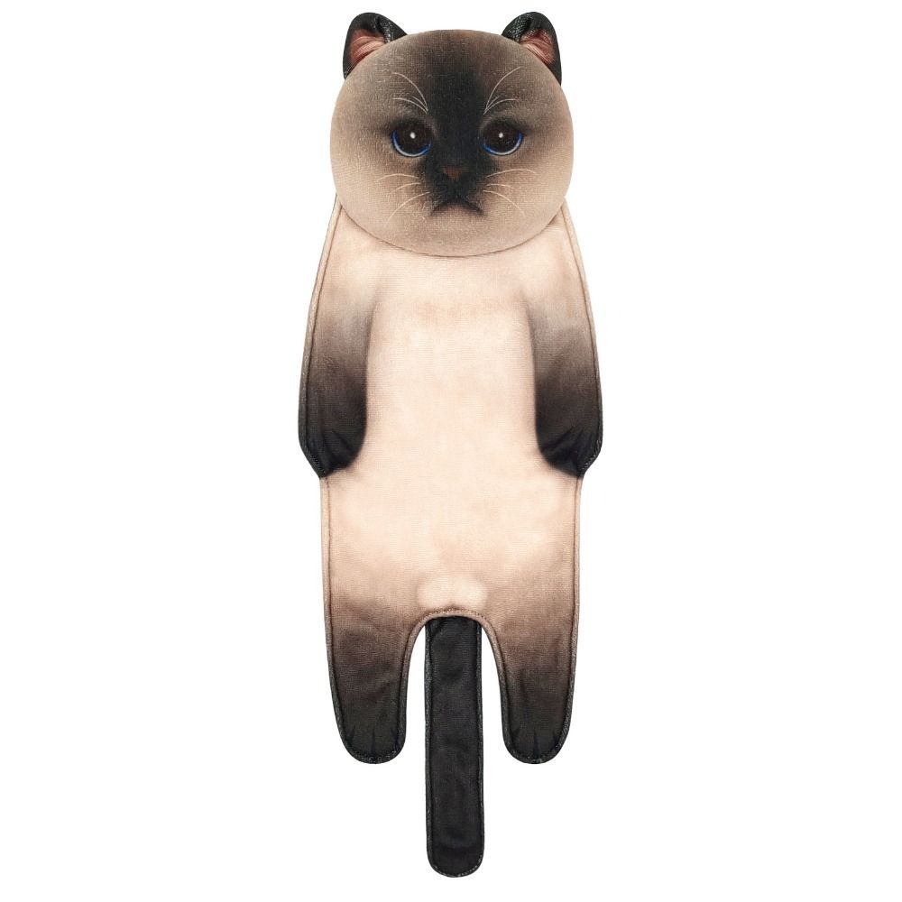 New Decor Funny Cute Cat Hand Towel Cat Hanging Washcloths Face Towels