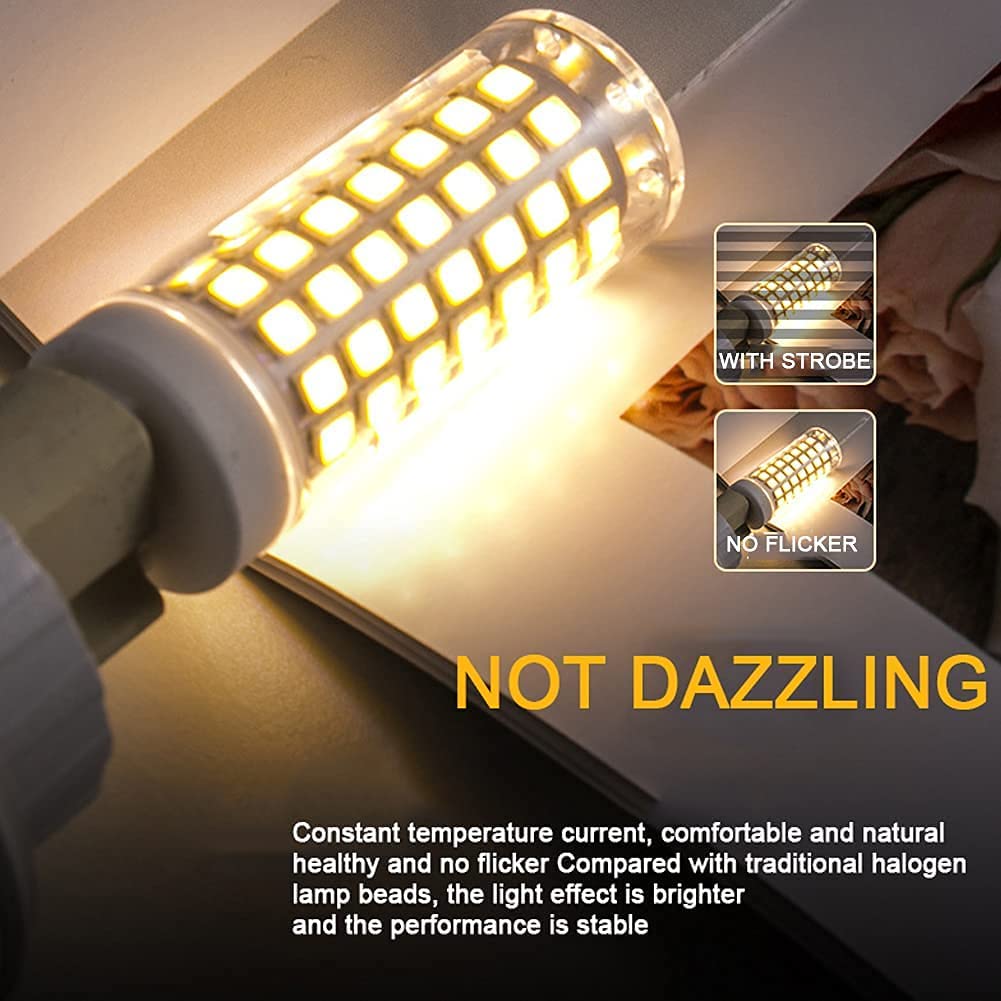 10 ks stmívatelná LED žárovka G9 6W AC220V bez blikání 88×SMD2835 690LM G9 kapslová lampa pro lustrNáhrada 70W halogenové