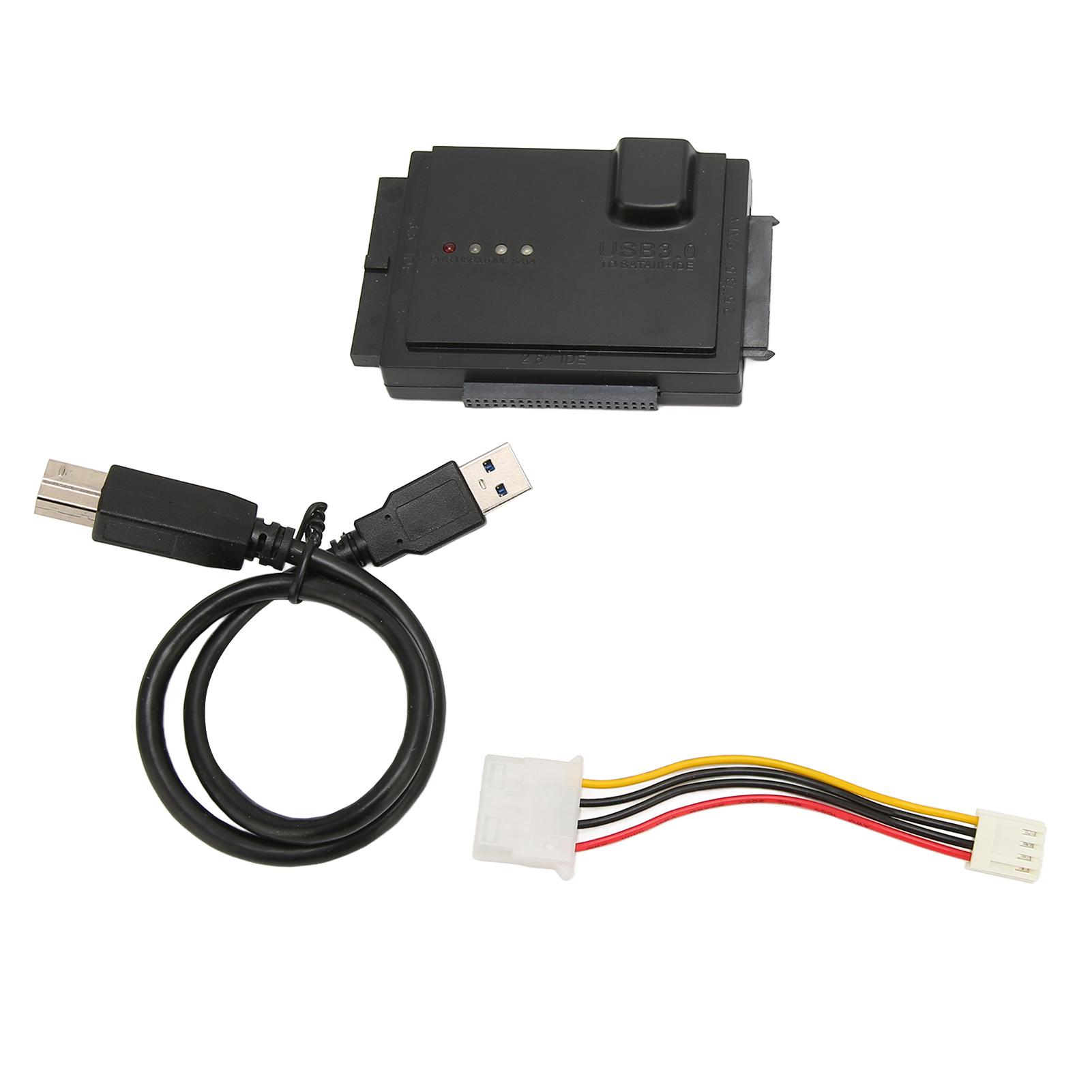 

3 в 1 IDE SATA адаптер-конвертер кабель 5 Гбит/с 10 ТБ SATA последовательный порт IDE параллельный порт USB3.0 US Plug