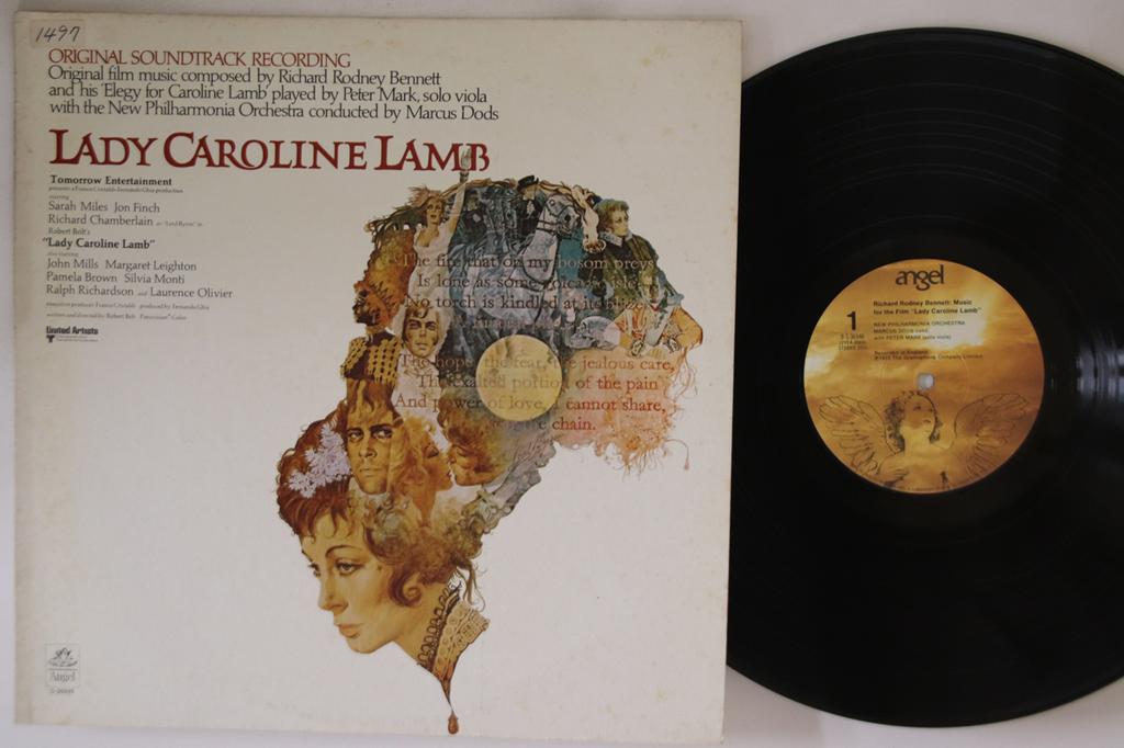 LP Record OST - Lady Caroline Lamb S36946 ANGEL 1973 US Soundtracks & Musicals Used