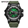 SANDA 3179 Digital Men Watch 50M Waterproof Watch Dual Display Quartz Sports Watch for Men Luminous Relogio Masculino