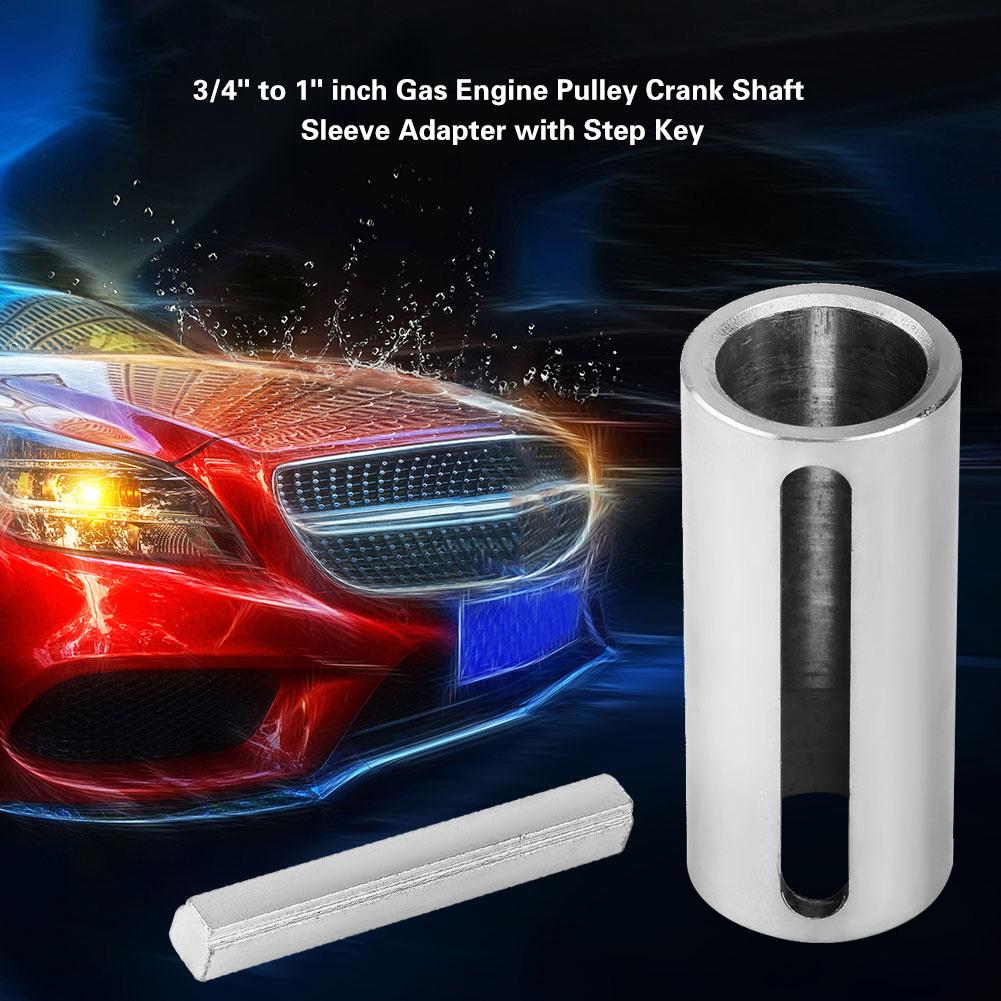 3 4  To 1  Inch Gas Engine Pulley Crank Shaft Sleeve Adapter with Step Key