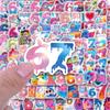 120 Sheets Of Neon Stickers For Decorating Laptops, Water Bottles, Personalized Hand Account Stickers