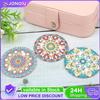 Datura Pocket Mirror 3pcs Diamond Painting Mirror Portable DIY Rhinestone Embroidery Mosaic Makeup Mirror Art Craft Set for Girl