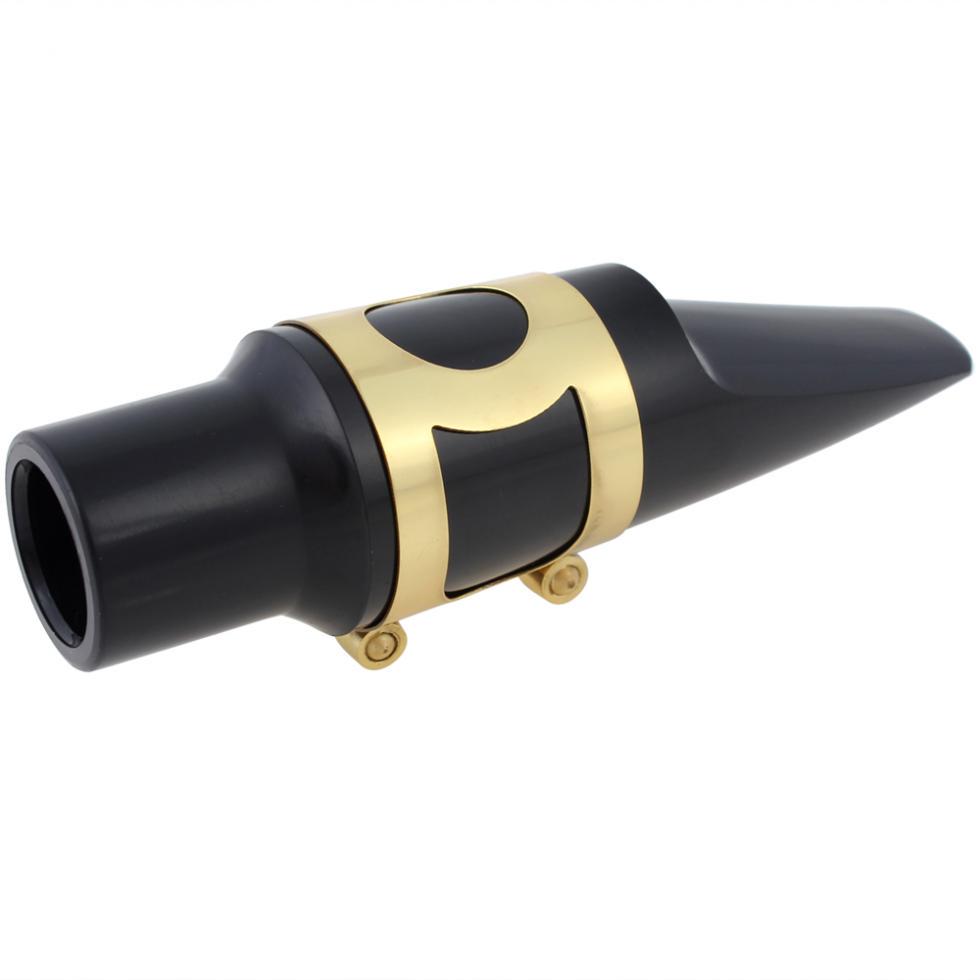 Usable Practical Tenor Saxophone Mouthpiece Set with Cap + Clip + 2pcs+ Reed Teeth Pad