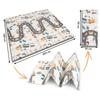 Faltbare Lern-Schaumstoffmatte 200 X 180 X 1 Cm Nukido Nk-340