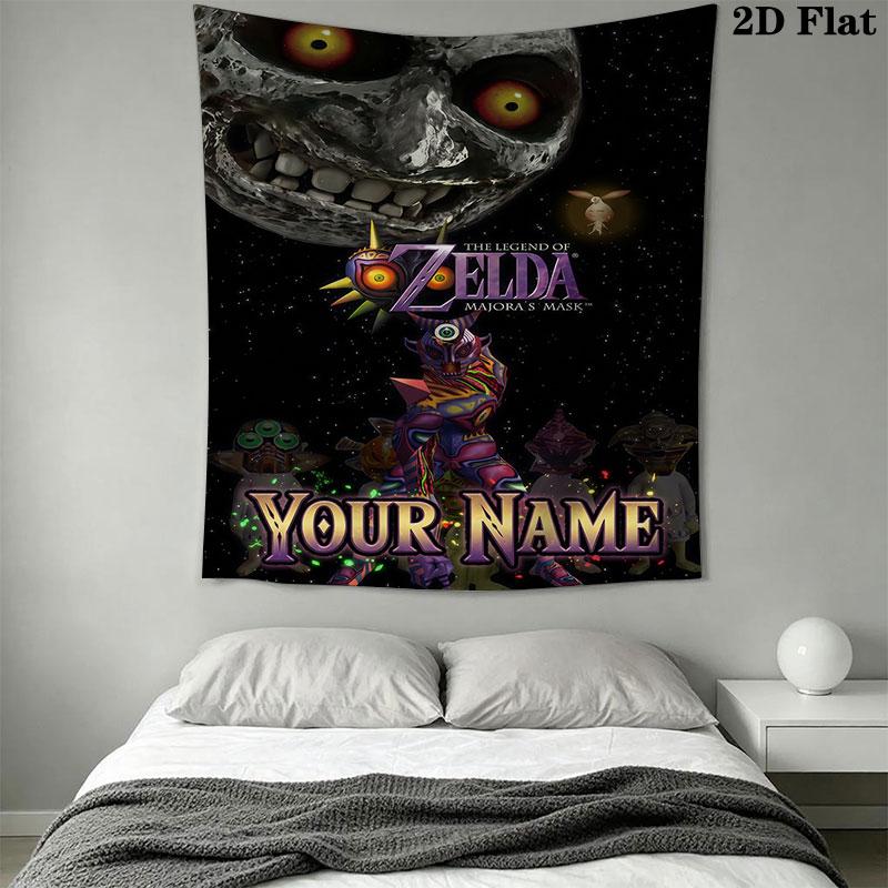 Custom Game Wall Hanging Printed Fabric Blanket Decorative Tapestries for Bedroom Living Room Home Decor