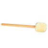 Drum Mallet Soft Felt Head Drumstick with Long Handle for Xylophone Timpani Beater Beige
