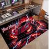 Car Racing Theme Soft Crystal Velvet Rug Custom Name & Text Print Non Slip Floor Rug for Bedroom Living Room
