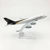 Metal Aircrafts 16cm Airplane 1:400 Scale B747 UPS Airlines Static Diecasting Alloy Model Plane Kits Souvenir Display Decoration