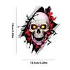 Portableb American Skull Car Stickers Scary Truck Window Skull Head Decal Skeleton Head Decals Motorcycle Helmet Decal