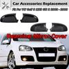 Capac pentru oglindă laterală care rime, capace pentru oglinda retrovizoare pentru aripa, potrivite pentru VW Golf MK5 GTI 2003 - 2009 Jetta 5 Passat B6 B5.5 OX claxon