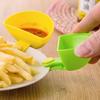 4PCS Assorted Seasoning Sugar  Tomato  Dishes Kitchen Clip Bowl Dip 