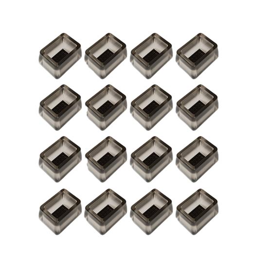 16Pcs Chair Leg Floor Protectors Stool Leg Protector Caps Anti-Slip Chair Leg Caps for Hardwood Floors Anti-Scratch Reduce Noise