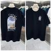 2025 Neues Hochwertiges Lässiges Rundhals Kurzarm T-Shirt Sommer Neues Druckmuster Locker Unisex und Damen Styles