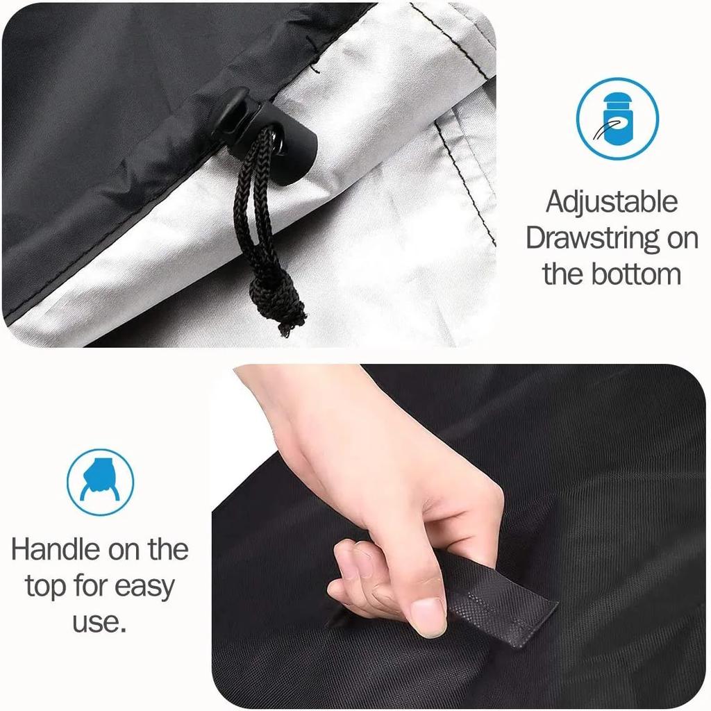 16.1x16 inch Charcoal Grill Cover For The Weber Grill-gas BBQ Lid With Top Hook And Loop,Waterproof And UV Resistant BBQ Cover