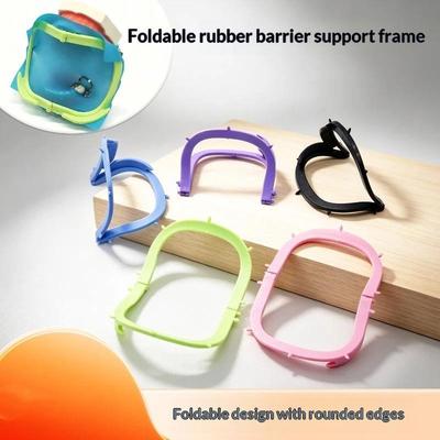 1 Pezzo Telaio Pieghevole Dentale Plastica Fogli di Diga di Gomma Staffa Per Operazione Dentale 134℃ Strumenti di Barriera Orale Strumento Odontoiatrico
